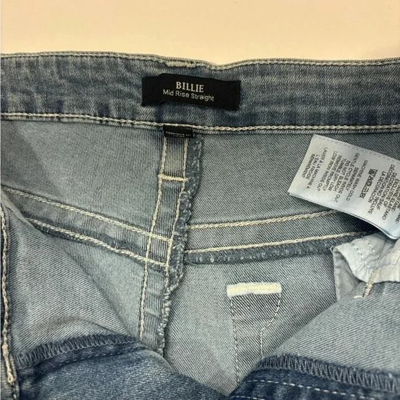True Religion Originals Women’s Jeans Billie Mid Rise Straight Size 33 NWT - Picture 5 of 16